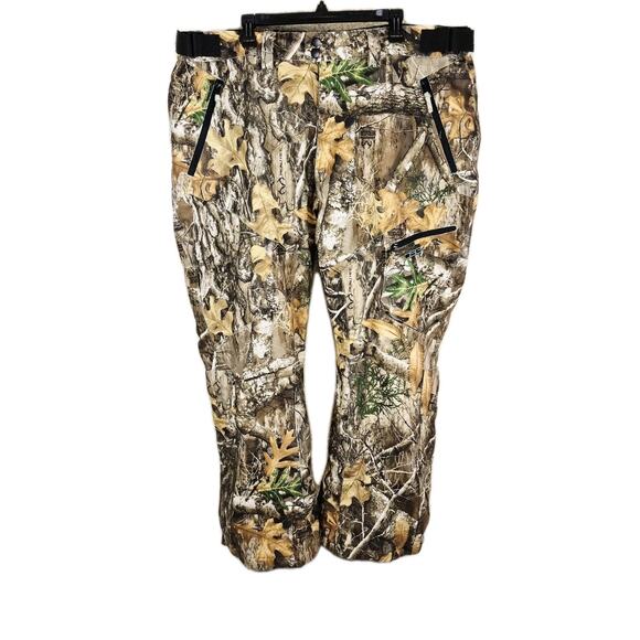DSG Realtree Edge 2XL Camo Insulated Hunting Pants w/ Suspenders Waterproof - Picture 1 of 16